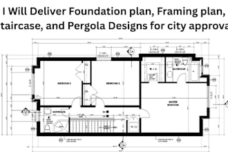 deliver foundation, framing, staircase, and pergola designs