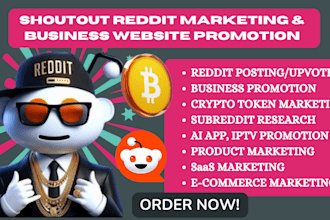 reddit post upvote for business website app iptv crypto ecommerce saas product