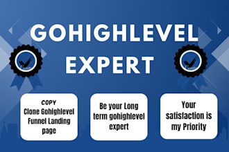 long term gohighlevel expert for real estate copy clone ghl website funnel