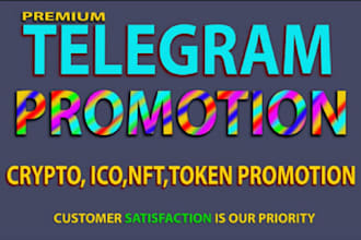 grow crypto telegram promotion, crypto telegram marketing, telegram subscribers