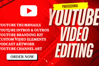 design outstanding youtube banner, video thumbnail, twitch banner