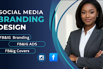 design a professional social media branding kit with canva templates and covers