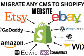 migrate wix to shopify squarespace to shopify etsy stanstore to shopify redesign