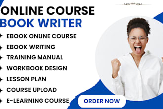 create ebook, online course content, kajabi course creation, ebook online course