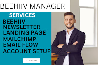 be your beehiiv manager, beehiiv complete setup, make beehiiv newsletter, pages