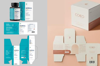 do packaging design, dieline, product packaging box design
