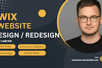 redesign wix website, SEO, wix online store, migration of wix