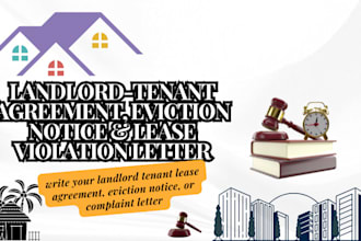 write your landlord tenant lease agreement, eviction notice appeal demand letter