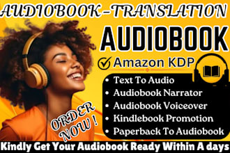 convert amazon ebook to audible acx standard audiobook german language