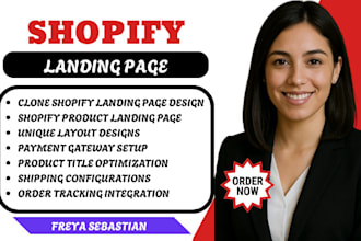 create or clone shopify landing page with gempages, pagefly, replo