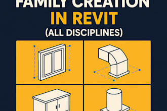 parametric bim family creation in revit for all disciplines