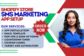 set up shopify SMS marketing privy yotpo omnisend klaviyo one fastr aftership