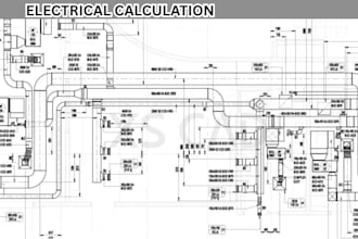 design mep, electrical plans, hvac system, and load calculation for projects