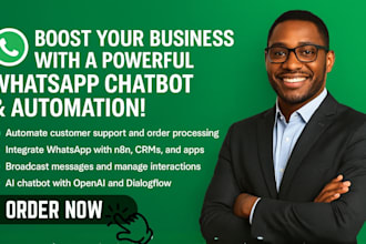 develop whatsapp ai chatbot, website chatbot, telegram chatbot and any chatbot