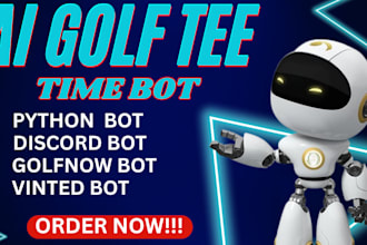 build resy reservation bot, golf tee time booking bot, golfnow, golf teeoff botb