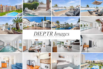 professionally retouch and enhance property images