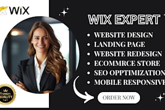 build wix website design redesign wix website wix landing page using wix studio
