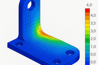 perform fea stress analysis with a safety margin report