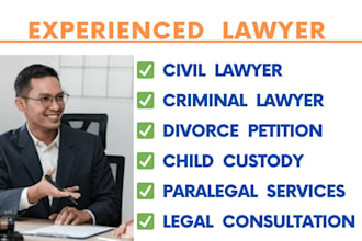 be your family lawyer for divorce, child custody and child support cases
