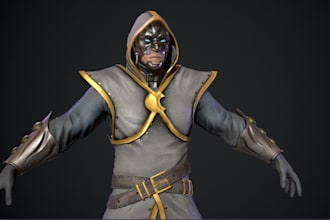 best unity 3d game character, game asset, 4k texture map, ue5 rig, animate, gmod