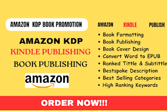 do amazon KDP ebook formatting, amazon KDP book publishing and kindle publishing