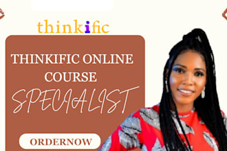 create thinkific website, kajabi expert, teachable salespage