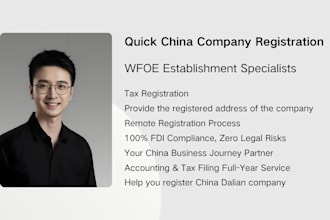 handle your dalian chinese company registration