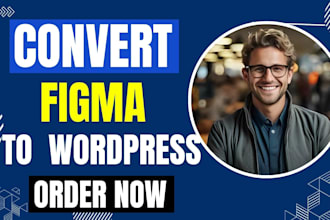 convert figma, xd, or PSD to wordpress, and figma to elementor website expertly