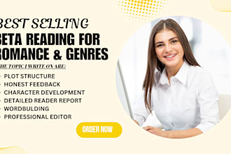 beta read manuscript, fiction, fantasy review thriler, romance book novel editor