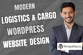 build dispatch freight logistics trucking courier moving cargo wordpress website
