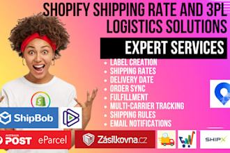 setup shopify shiprocket ithink logistics envia plex shipx zasilkovna ez label