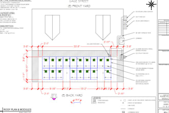 provide solar permit, proposal design and engineering stamp and pvsyst