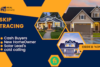 do wholesale cold calling new home owner with skip tracing
