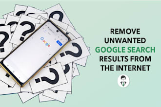 permanently delete negative search results from google and other search engines