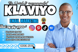 setup advance klaviyo email marketing flows shopify email campaign design