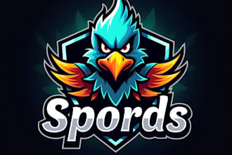 design high quality esport bird mascot logo with creative concepts