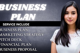 write a business plan with a financial plan for startups, business plan writer