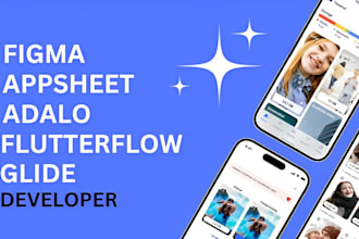 build web or mobile apps and automation using appsheet glide flutterflow
