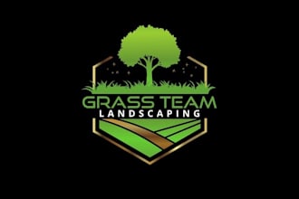 design a professional landscape, lawn care, or farm logo