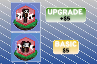 create a minecraft pixel art pfp of your character