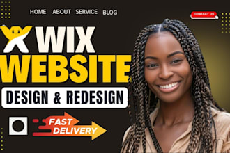 create wix studio website, wix website, wix redesign, wix ecommerce website