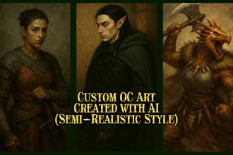 create a beautiful ai portrait of your fantasy character