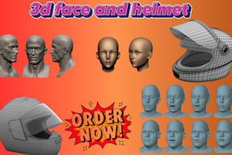 sculpt 3d helmet mask bust head face cosplay model knight armor ready for print
