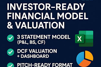 create investor ready financial models and business valuation