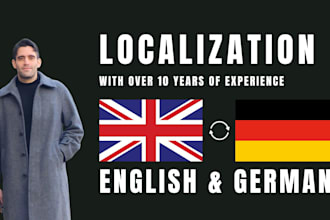 localize your german and english texts for any market