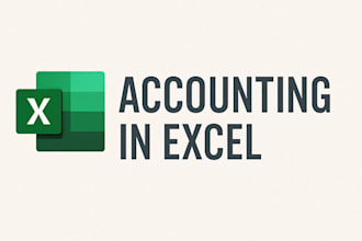 organize your basic accounting in excel or simple management software
