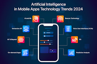 develop ai mobile app for android and ios , with advance features