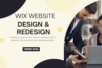 design a website for online booking services