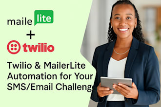 set up mailerlite and twilio automation for your SMS and email