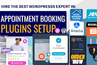 setup appointment booking plugin amelia bookly jetbooking calendly setmore knack
